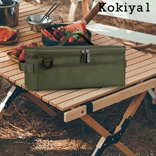 [Kokiya1] กระเป๋าถือ สีกากี สําหรับตั้งแคมป์ เดินป่า บาร์บีคิว ตกปลา