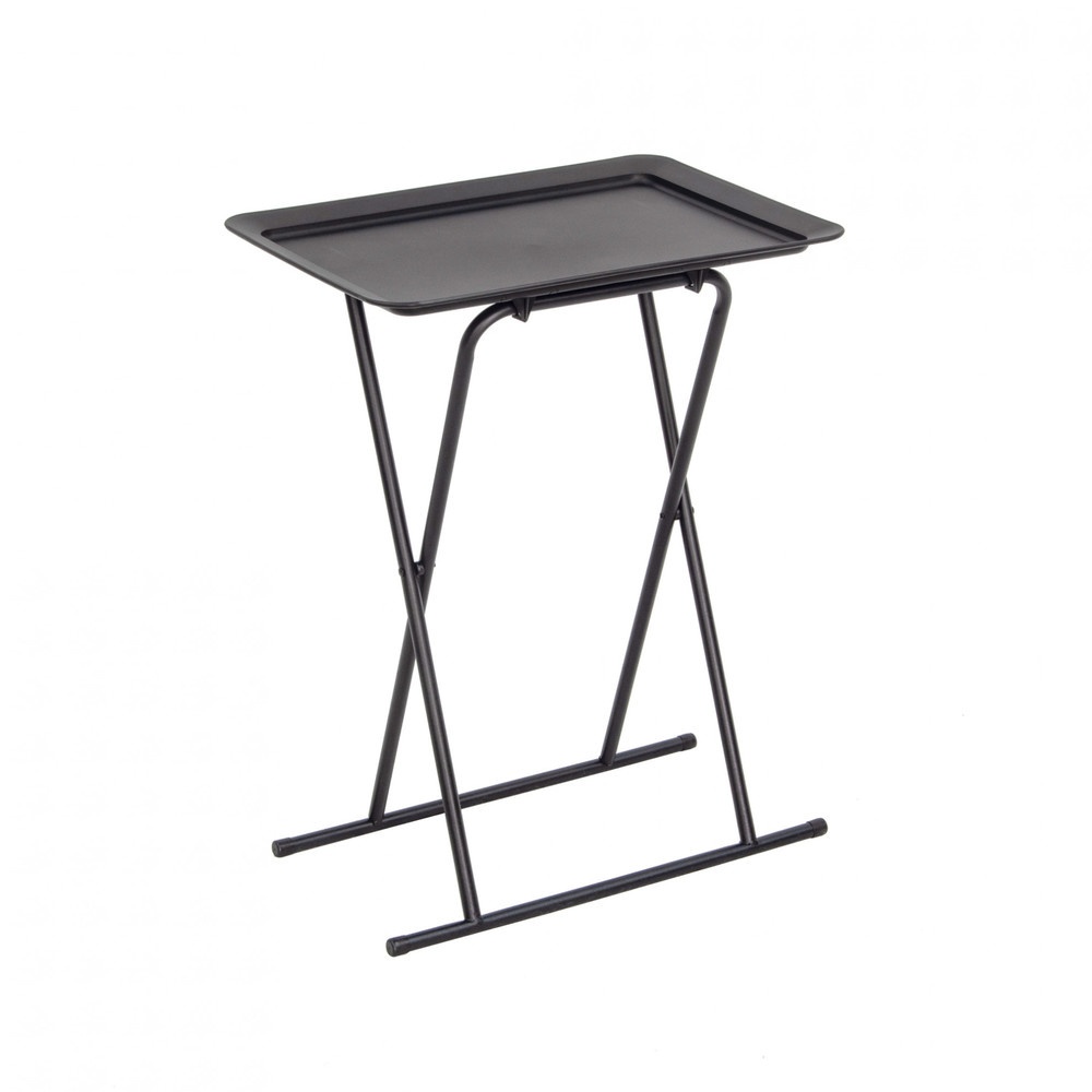 Ghouse Online-DELICATO โต๊ะอเนกประสงค์ รุ่น COAL ขนาด 51.5x36.5x66 ซม. สีดำ สินค้าขายดี