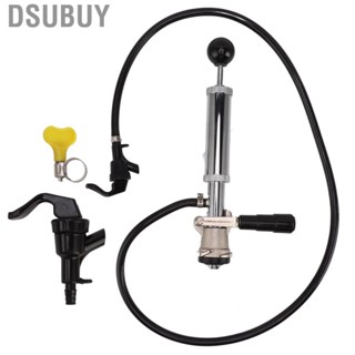 Dsubuy Beer Keg Pump 4in D System Chrome Iron Easy Operation Tight Sealing Tap