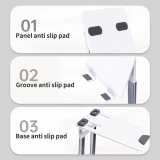 ขาตั้งไอแพด วงเล็บแท็บเล็ตพับเดสก์ท็อป Tablet Stand Telescopic โทรศัพท์มือถือวงเล็บโลหะปรับมุ ที่วางแท็บเล็ต