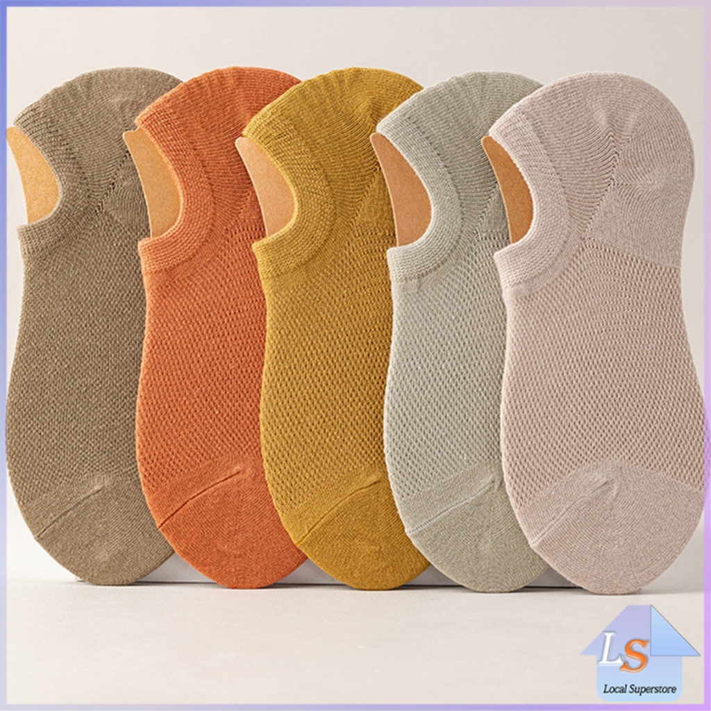 ถุงเท้า ขนาดใหญ่พิเศษ 39-44 ถุงเท้าข้อสั้นผู้ชาย ใส่เที่ยว ใส่ทำงาน ผ้าตาข่ายระบายอากาศดี Men socks - รูปที่ 3