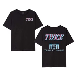 เสื้อยืดแขนสั้นลําลอง คอกลม ผ้าฝ้าย พิมพ์ลาย Kpop Twice Momo Sana Mina Lim Na Yeon Son Chae Youn Park Ji Hyo สําหรับผู้ชาย และผู้หญิง