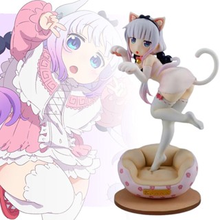 ฟิกเกอร์ PVC รูปสาวใช้ Kanna Kamui Miss Kobayashis Dragon Maid Kawaii ขนาด 19 ซม.