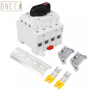 【ONCEMOREAGAIN】Flexible Knob DC Solar Disconnect Switch for Photovoltaic Circuit 32A PC Housing