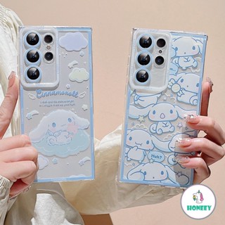 SANRIO เคสโทรศัพท์มือถือแบบนิ่ม TPU ใส ลายการ์ตูนซานริโอ้ สําหรับ Samsung S23 Ultra S22 A23 A31 A10S A12 M12 A50 A50S A30S A32 A04E A51