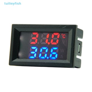 【tuilieyfish】ใหม่ เครื่องวัดอุณหภูมิโวลต์มิเตอร์ดิจิทัล LED DC 100V 100A คุณภาพสูง