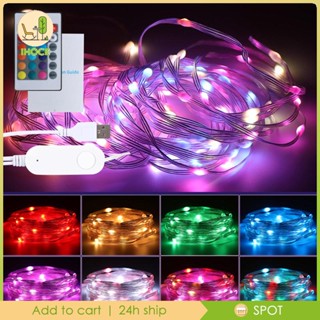 [Ihoce] สายไฟหิ่งห้อย LED รูปลูกโลก USB สําหรับบาร์ และหลังคา