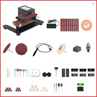 Mini Belt Sander Electric Bench Grinder Sanding Machine Polishers for DIY