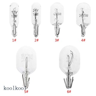 Kool หลอดไฟ LED T5 T10 194 501 สําหรับติดป้ายทะเบียนรถยนต์ 10 ชิ้น