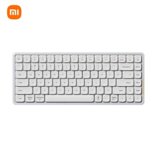 Xiaomi Lofree FLOW คีย์บอร์ดบลูทูธไร้สาย 84 คีย์ วัสดุ POM เต็มรูปแบบ