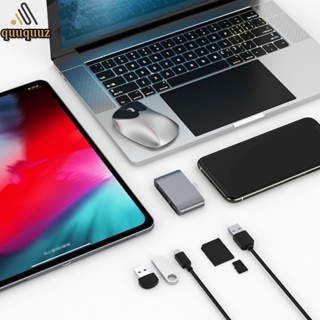 Quu อะแดปเตอร์การ์ดรีดเดอร์ USB 3 1 Type C USB-C เป็น USB 3 0 SD TF USB-C อเนกประสงค์ สําหรับโทรศัพท์มือถือ