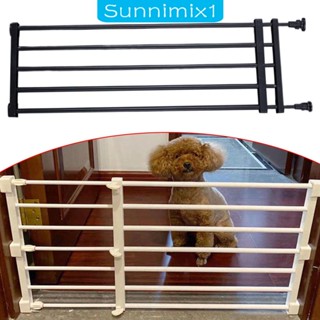 [Sunnimix1] รั้วกั้นสัตว์เลี้ยง แบบพกพา ยืดหดได้ สําหรับสวน ลานบ้าน สุนัข