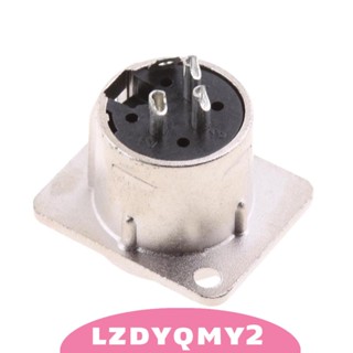 [Lzdyqmy2] ตัวเชื่อมต่อแผงแชสซี โลหะ XLR ตัวเมีย 3 Pin 5 ชิ้น