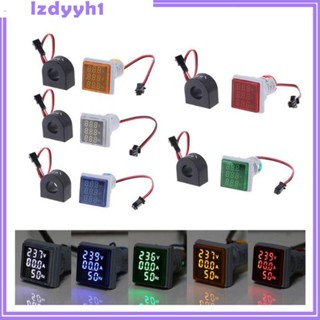 [JoyDIY] เครื่องวัดแรงดันไฟฟ้าความถี่ดิจิทัล LED ทรงสี่เหลี่ยม สีแดง