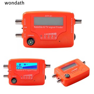 Wonda เครื่องค้นหาสัญญาณทีวี ดาวเทียม ดิจิทัล LCD 2 in 1