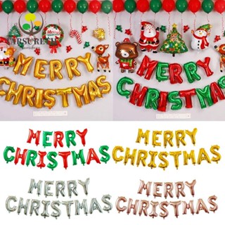 Tarsureth ชุดลูกโป่ง ลายตัวอักษร Merry Christmas สําหรับตกแต่งปาร์ตี้คริสต์มาส