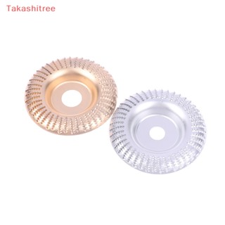 (Takashitree) จานเจียรไม้ ทรงโค้ง 100 มม.