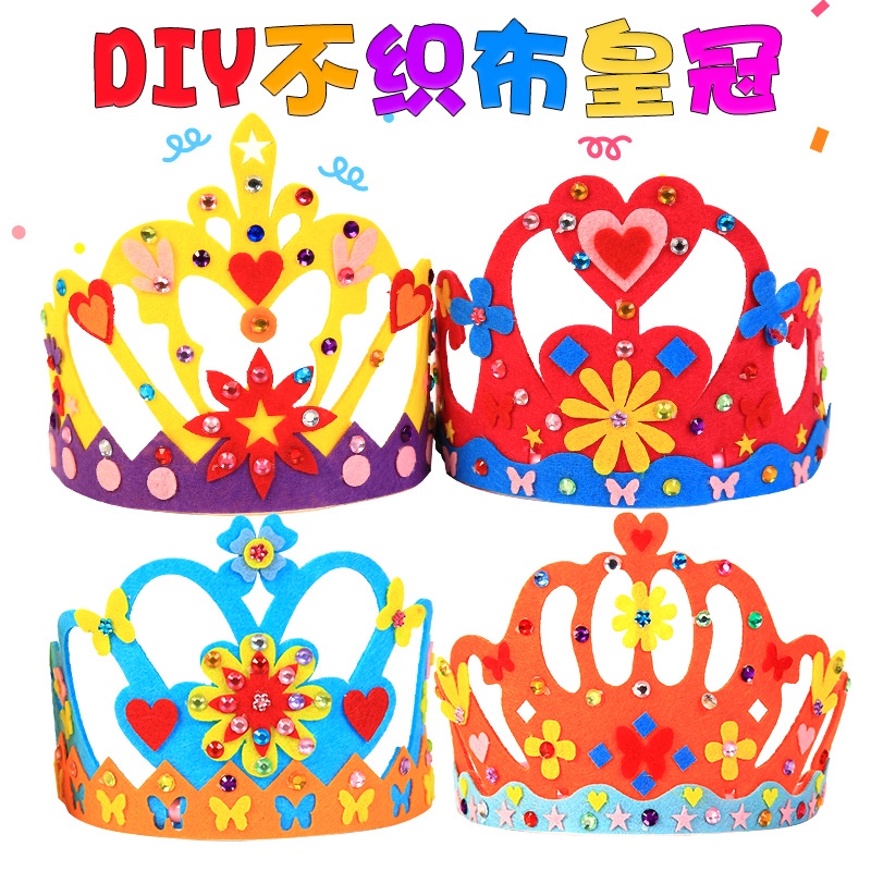ที่คาดผม ผ้าไม่ทอ แฮนด์เมด diy สําหรับเด็ก พ่อแม่ และเด็ก