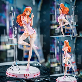 Figure ฟิกเกอร์ Model โมเดล จากการ์ตูนเรื่อง One Piece    Nurse Nami นามิ ชุดพยาบาล samutprakanboonsiri