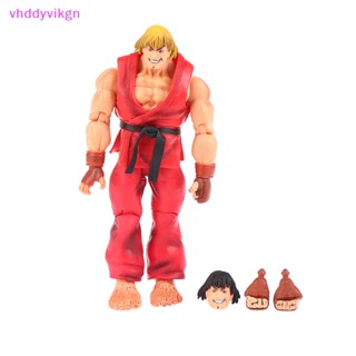 Vhdd ตุ๊กตาฟิกเกอร์ PVC รูปการ์ตูนอนิเมะ Hoshi Ryu Ken Masters Street Fighter น่ารัก ของขวัญ สําหรับตกแต่งห้อง