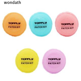 Wonda แผ่นปะยางในรถจักรยาน ทรงกลม 5 สี สําหรับซ่อมแซมยางในรถจักรยานเสือภูเขา 14 ชิ้น