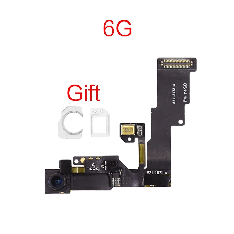 สายแพกล้องหน้า พร้อมแหวนพลาสติก สําหรับ iPhone 5 5S 6S 7 8 Plus X 1 ชิ้น thumbnail 10