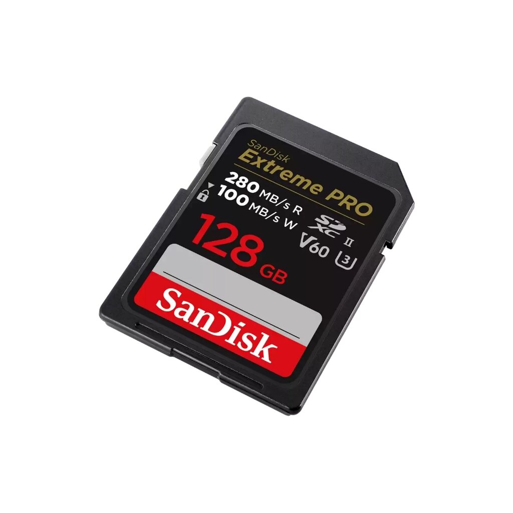 SanDisk Extreme PRO 64GB SDXC U3 V60 UHS-II R280/W100 Memory Card SDSDXEP-128G-GN4IN