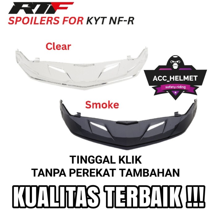 สปอยเลอร์ KYT NFR/NFJ | ผงฟอยล์ RTF ดั้งเดิม | คุณภาพระดับพรีเมียม