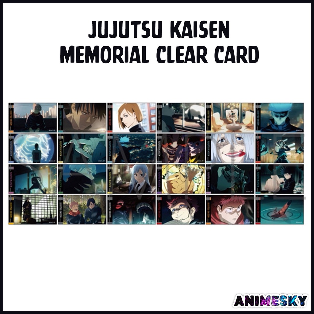 ของแท้ JUJUTSU KAISEN clear Anniversary card Pack - การ์ด JJK