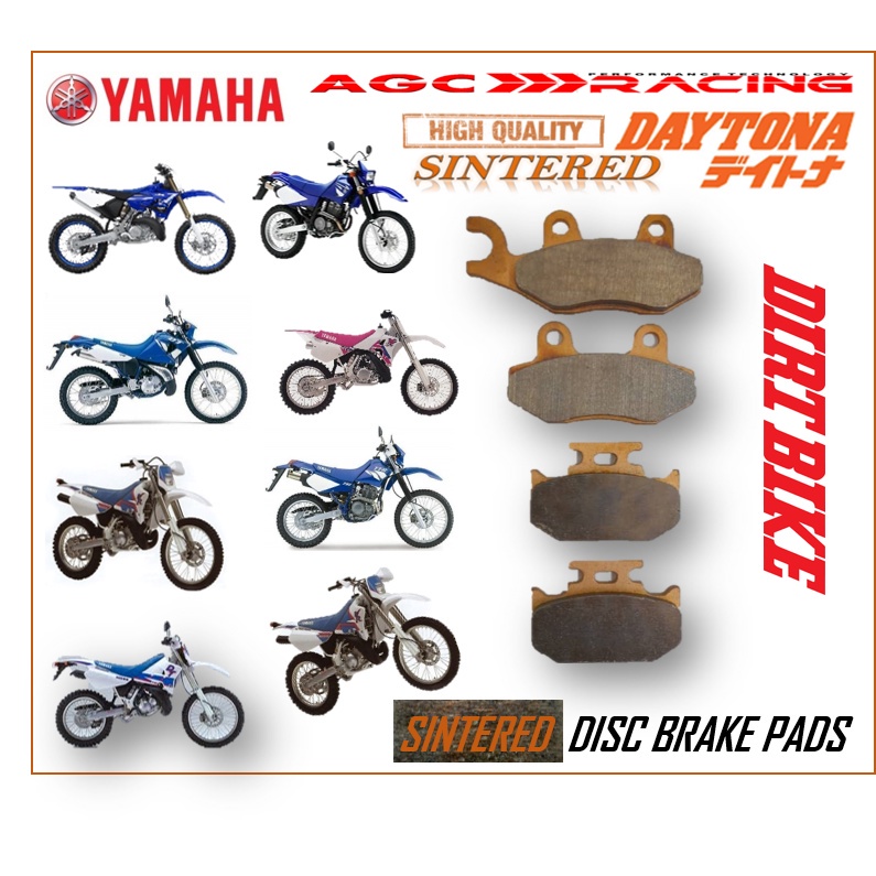 YAMAHA DT200WR DT230 WR200 WR250 WR250Z TT250R TTR250 TT250R YZ250 WR500ZDIRT ผ้าเบรกจักรยานเสริมยาว