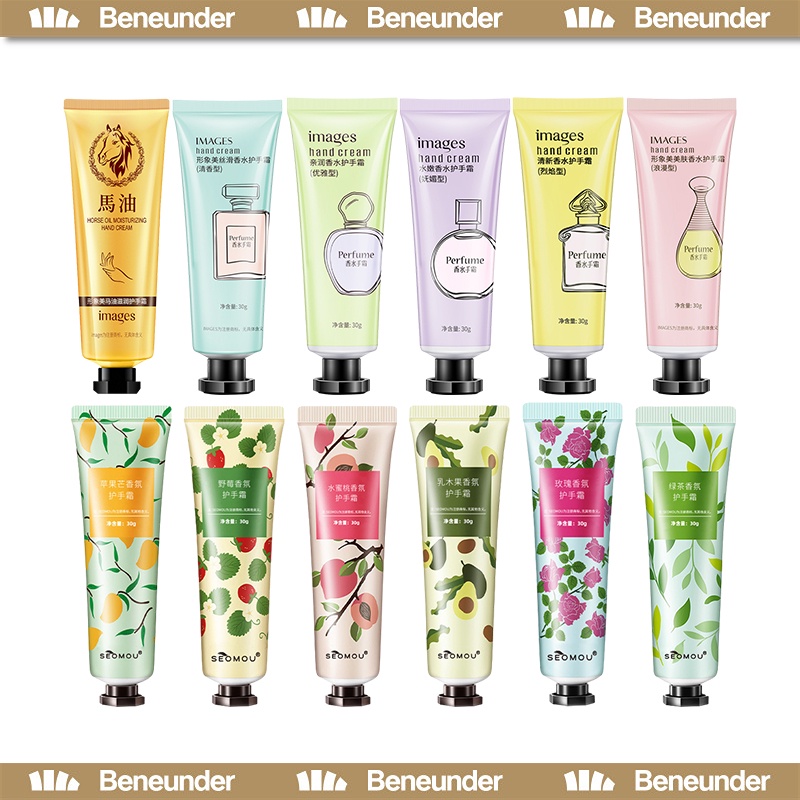 ครีมบำรุงมือ แฮนครีม 12สูตร ของแท้ ครีมทามือ โลชั่นทามือ Hand Cream IMAGES หอมมาก! 30 กรัม