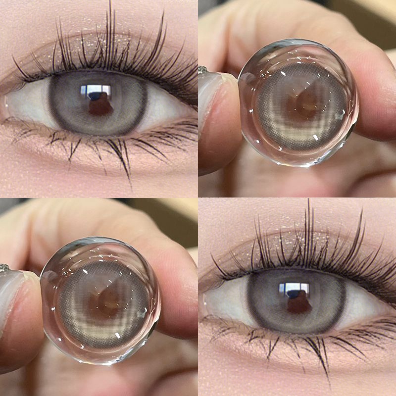 คอนแทคเลนส์ สีเทาธรรมชาติ K4 14.4 มม. 2 ชิ้น 1 คู่