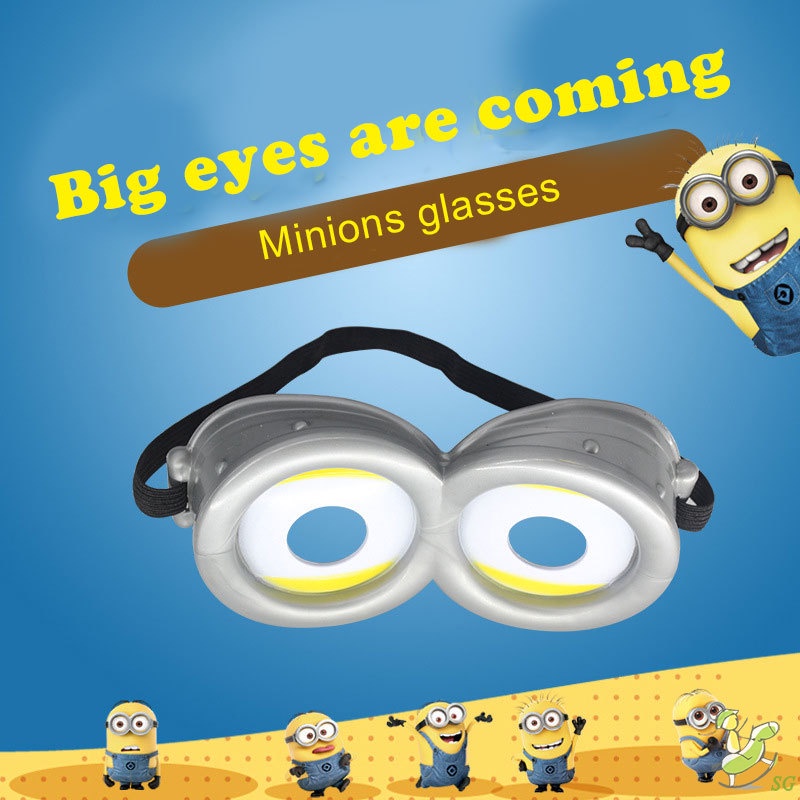 Despicable Me Minions แว่นตาคอสเพลย์ 3D ลายการ์ตูนมินเนี่ยน 3D สําหรับเด็ก ผู้ใหญ่ ปาร์ตี้