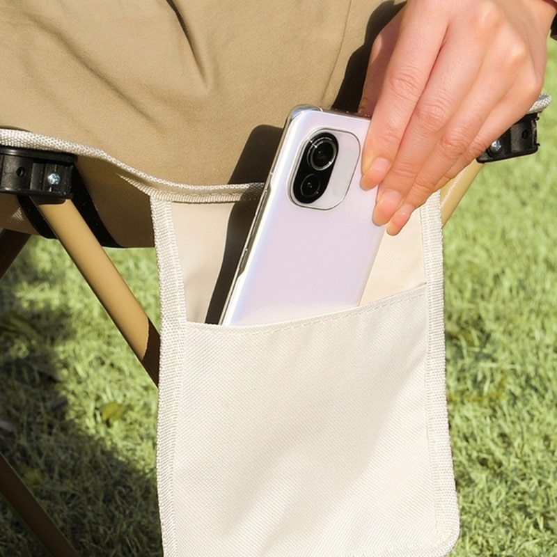 เก้าอีกพับได้ เก้าอี้สนามพกพา แถมถุงเก็บ ใช้งานกางเต็นท์ เดินป่า ตกปลา ปิคนิค และกิจกรรมกลางแจ้ง - รูปที่ 6