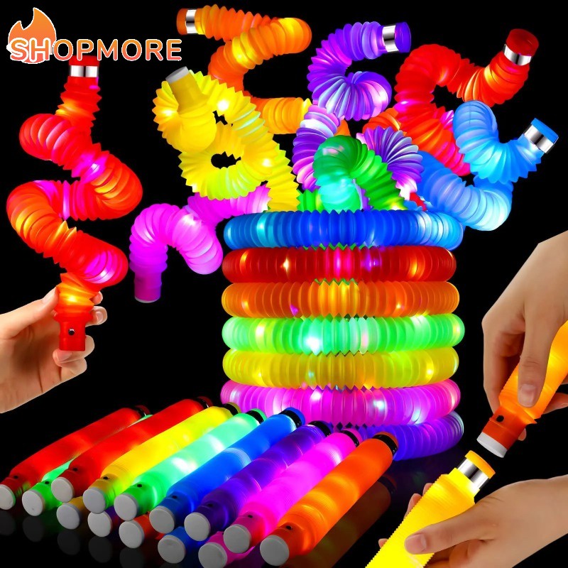 แท่งไฟ LED เรืองแสง ของเล่นสําหรับเด็ก DIY