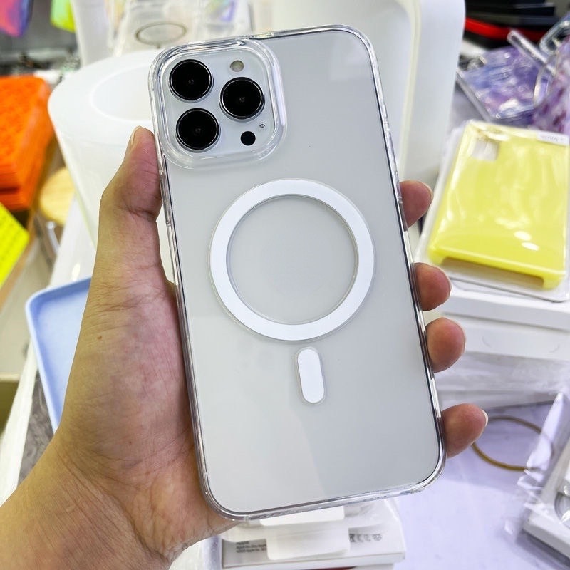 เสือป่า เคสกันกระแทกใส เคสแม่เหล็ก ใช้สำหรับ iPhone 6 7 8 plus for ( iPhone 7P 8P) Magnetic Series ชาร์จไร้สาย