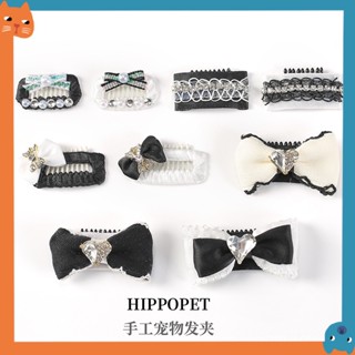 Original สีดําและสีขาวสัตว์เลี้ยง Hairpin Collection อุปกรณ์…