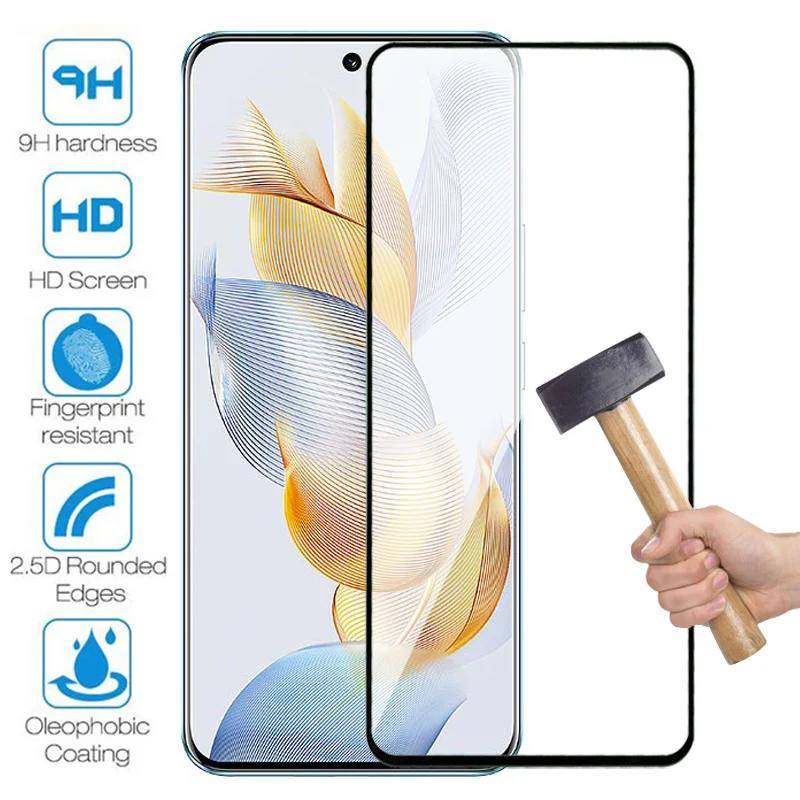 1-3 ชิ้น 9D สีดําขอบ HD ฟิล์มนิรภัยสําหรับ Realme Narzo 60x C55 N55 C53 N53 C51 V20 11x 10 T 10s ป้อ