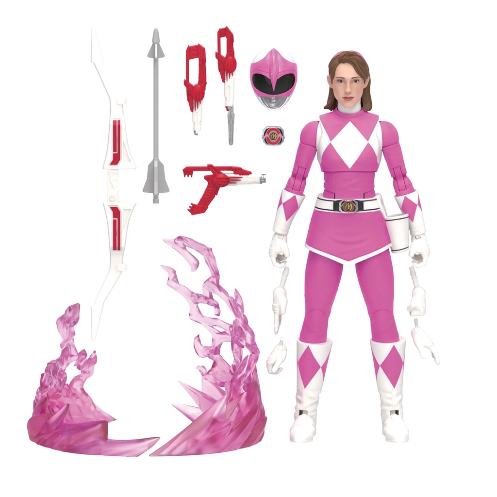 Hasbro Power Rangers Lightning Collection 6 นิ ้ ว Mighty Morphin Pink Ranger ( โมเดลตัวละครใหม ่ )