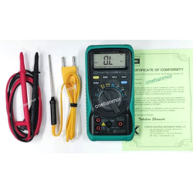 เครื่องมือช่าง Kyoritsu KEW 1011 ดิจิตอล มัลติมิเตอร์ แม่นยำเทียบเคียง Fluke ได้เลย คุ้มค่ามาก ขายดี
