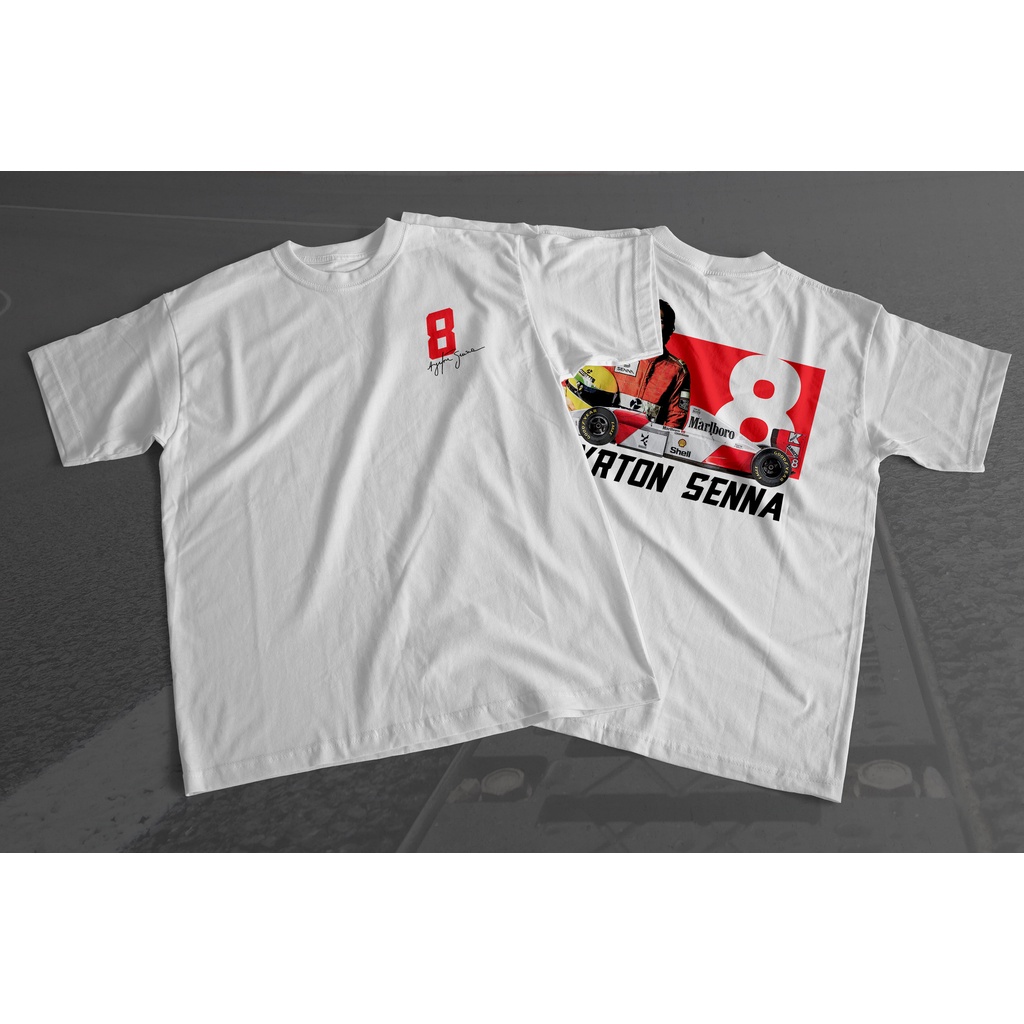 Ayrton Senna Formula 1 Racing Graphic T-Shirt, 2023 F1 Racing Shirt, Motorsport Clothing F1, McLaren