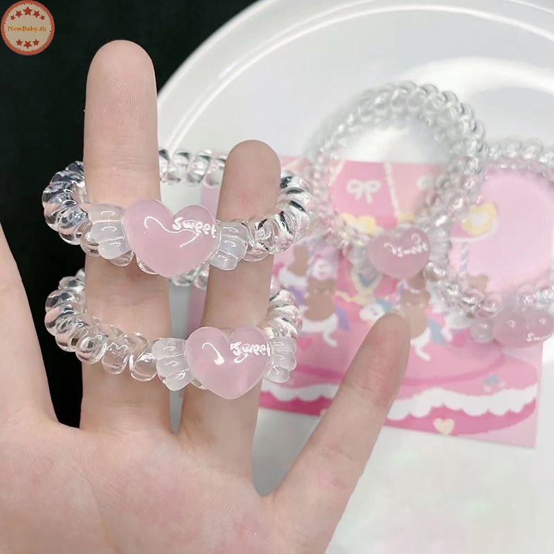 Newbaby 2023 Y2K ยางรัดผม รูปดาวห้าแฉก เจลลี่น่ารัก สไตล์เกาหลี ยืดหยุ่น สําหรับผู้หญิง เพื่อน ของขวัญ TH