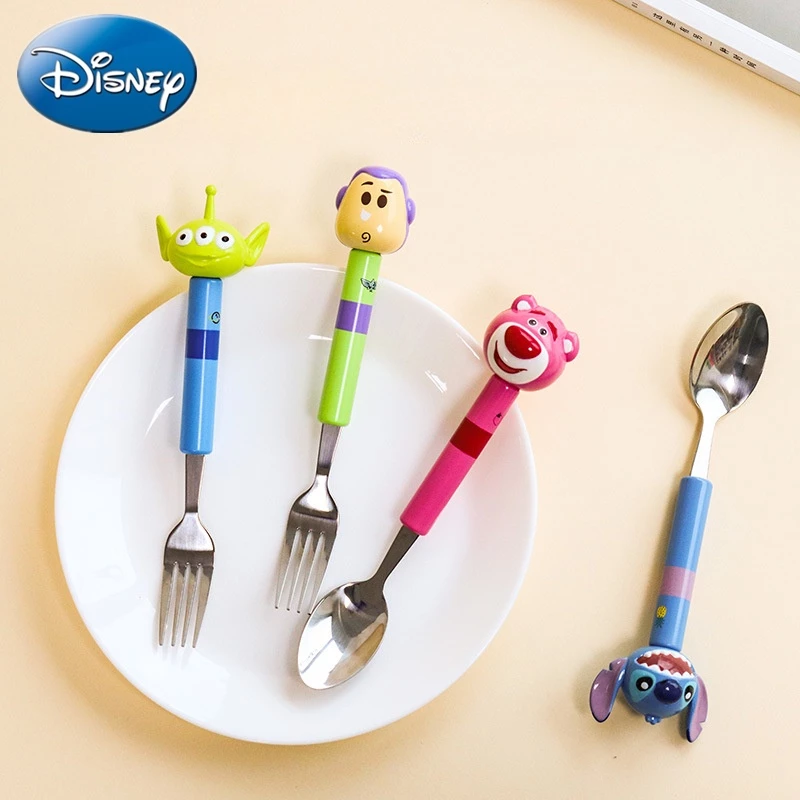 ชุดจานชามสเตนเลส ลายดิสนีย์ Buzz Lightyear สะดุดตา สําหรับเด็ก