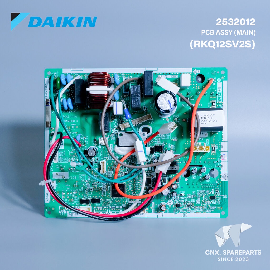 2532012 แผงวงจรแอร์ Daikin แผงบอร์ดแอร์ไดกิ้น บอร์ดคอยล์ร้อน รุ่น RKQ12SV2S อะไหล่แอร์ ของแท้ศูนย์