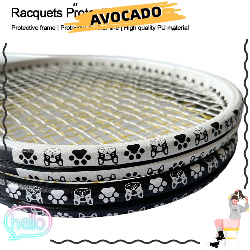 Avocarr เทปสติกเกอร์ ป้องกันหัวไม้แบดมินตัน มีกาวในตัว ทนต่อการเสียดสี อุปกรณ์เสริม สําหรับเล่นกีฬา
