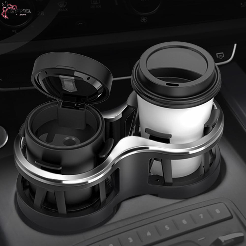 2 in 1 ที่วางแก้วน้ํา แบบสองรู พร้อมฐานปรับได้ สําหรับรถยนต์ รถที่วางแก้วคู่ - รูปที่ 5