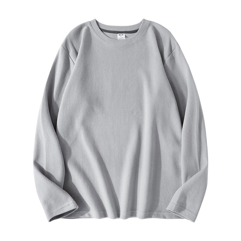 เสื้อยืดแขนยาว คอกลม สําหรับผู้ชาย