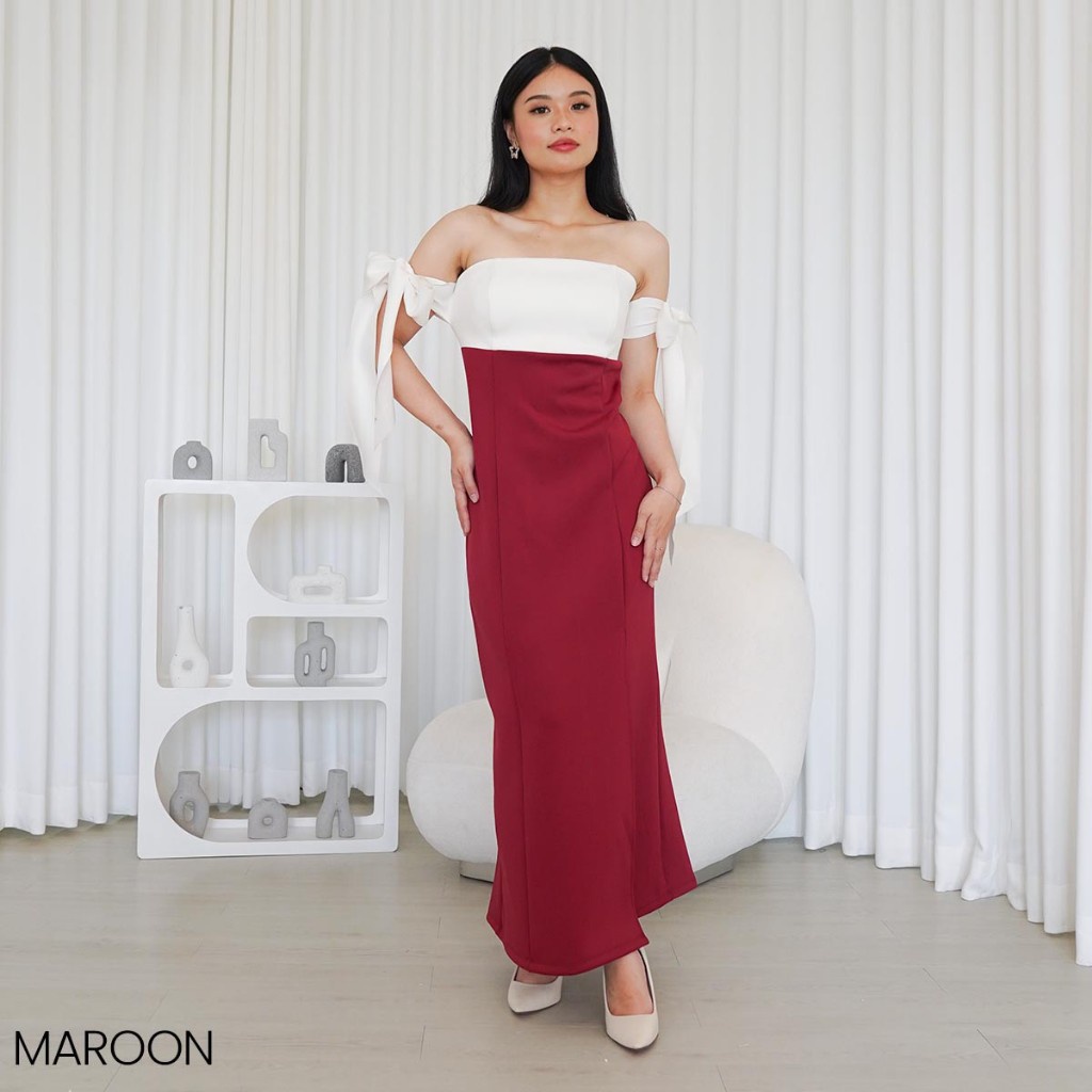 เดรสยาว Prime Scuba Gabriela เดรสผู้หญิง