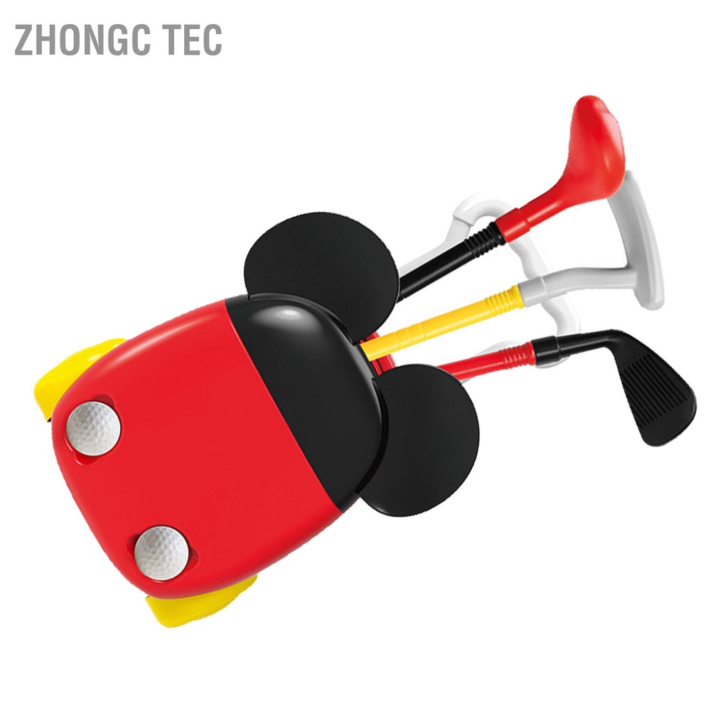 Zhongc Tec เด็กชุดของเล่นกอล์ฟเด็กวัยหัดเดินเกมลูกกอล์ฟของเล่นพร้อมกระเป๋าเดินทางและ Sticks สำหรับกลางแจ้ง