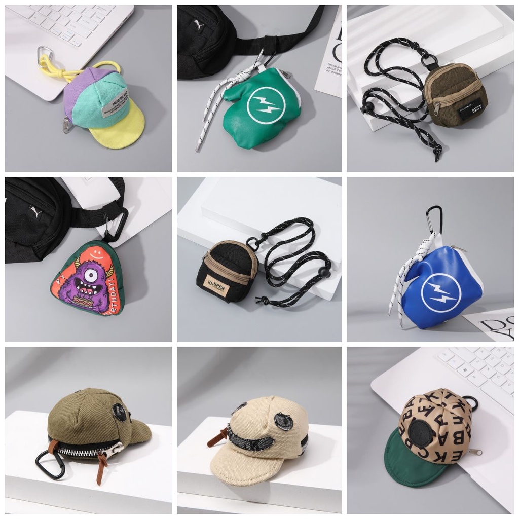 กระเป๋าใส่หูฟังบลูทูธ แบบถัก สไตล์เรโทร พร้อมสายคล้องคอ สําหรับ OPPO Enco Air3 W51 R2 w31 x2